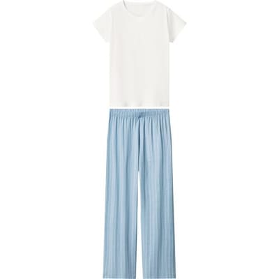 Esmara Kids Kinder pyjama (Wit/blauw, 134/140)