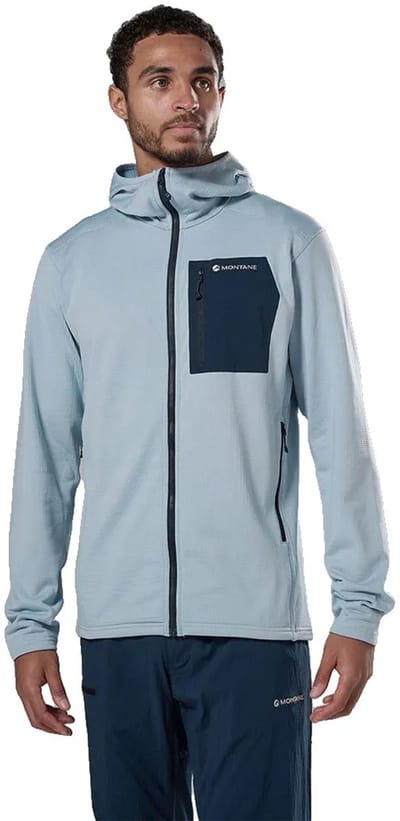 Montane Protium Fleece Met Volledige Rits Blauw S Man