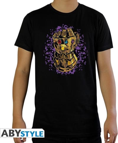 MARVEL - Tshirt Infinity Gauntlet man SS black - new fit
