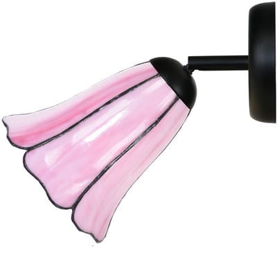 Tiffany Spot zwart met Liseron Pink - Art Deco Trade