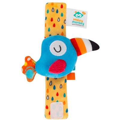 Schattig Knuffeldier Baby Rammelaar Speelgoed voor 0-12 Maanden Pasgeboren Sensorische Pols Rammelaar Baby Cadeaus Zacht Pluche Sensorisch Speelgoed voor Baby's