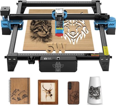 MIRA® Laser Graveermachine - Graveermachine - Lasergraveermachine - Zwart - 57cm x 49cm x 6cm