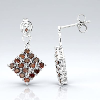 Cavill - Fancy Diamant Oorbellen 1,265 ct - 925 Sterling Zilver met Platina Afwerking - Elegante Ronde Briljant - Luxe Dames Sieraden