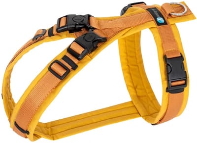 AnnyX Hondentuig - OPEN - Hoeft niet over de kop - Amber - maat L - Borstomvang 70-86cm - Gewicht hond 26-38 kg