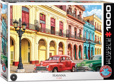 Eurographics - La Havana, Cuba - 1000 stukjes 68×48cm (b×h) - Legpuzzel