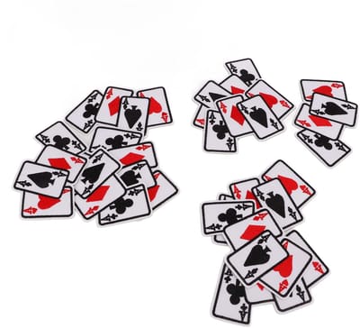 Speelkaarten Patch - Stofstickers Kleding - Kleding Versieren