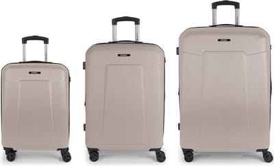 Gabol Mercury 4 wielen Kofferset 3-delig - Harde bagage - Combinatieslot - champagne