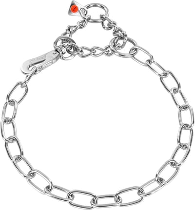 Verstelbare halsband met korte schakels voor dierenbescherming