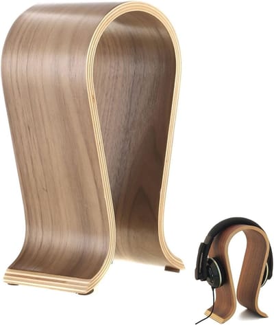 Koptelefoon Houder - Koptelefoonhouder - Houten Koptelefoonhouder - U-vormig - Headset Stand - Standaard voor koptelefoon - Koptelefoon Haak - Universeel - Presentatierek - opbergrek - voor thuis, kantoor en winkel - 25*15*10 cm