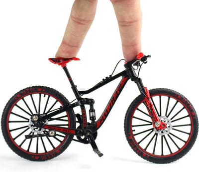 Vinger fiets model - Miniatuur fiets legering - Speelgoed decoratie - Realistische details - 175 x 3 x 95 cm