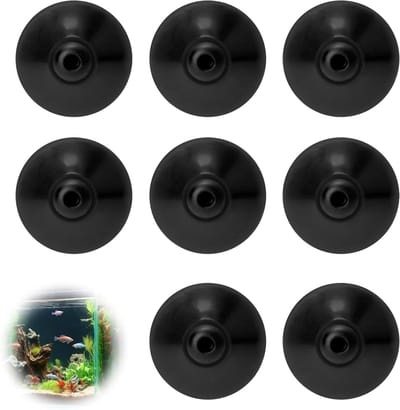 Dailygoods- Zuignappen 28 mm - 8 stuks - Rubber - Aquarium