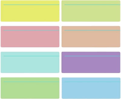 Set van 8 Dyslexie Overlay Linialen - Visuele Hulpmiddelen voor Lezen, Volgen en Markeren van Tekst met Kleurrijke Overlay Strips voor Kinderen en Onderwijsprofessionals