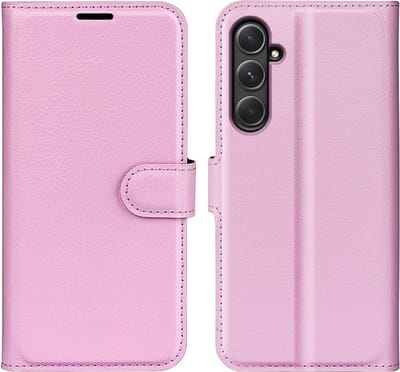 Coverup Hoesje - Geschikt voor Samsung Galaxy A55 Hoesje - Coverup Book Case - Roze