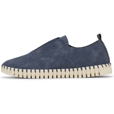 Ilse Jacobsen Flats Tulip144men Blue Greyness Pearled Ivory Maat: 43 | Instappers Outlet | Heren | Blauw