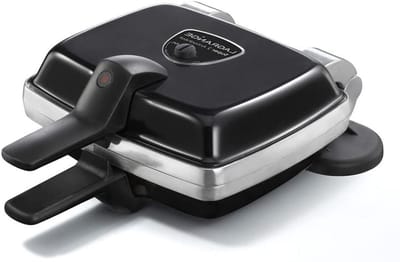 Wafelijzer - Wafelmaker Apparaat - Lekkere Wafels Bakken - Dubbelzijdig Bakken - 40 x 27 x 19 cm - Zwart