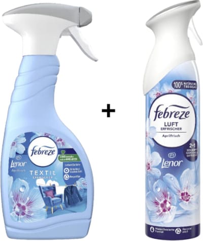 Febreze Lucht -en Textielverfrisser - Met de geur van Lenor - Spring Awakening - April Fris - Luchtverfrisser - Verwijderd nare geuren - Voordeelverpakking
