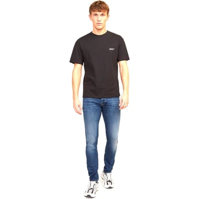 Jack & Jones Glenn Fox Katoenen Blauwe Slim Fit Jeans voor Mannen