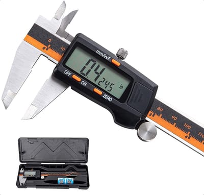 Professionele Digitale Schuifmaat met handige Opbergcase - Incl. extra batterijen - RVS - 150mm meetbereik