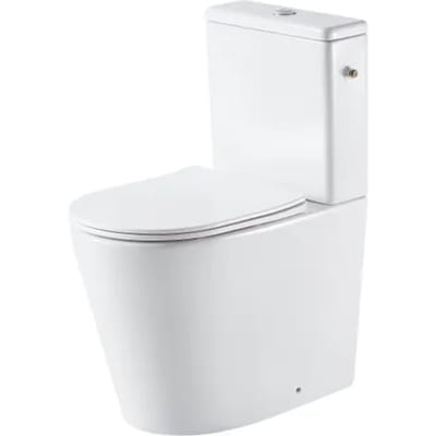 Aquavive Duoblok Toilet Esino Met Randloze Toiletpot - Wit