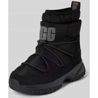 Boots met labeldetails en profielzool, model 'YOSE'