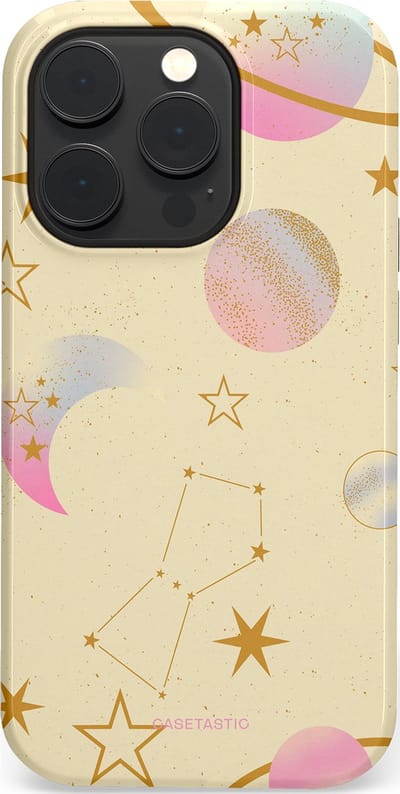 Casetastic Hoesje Geschikt voor Apple iPhone 14 Pro Magsafe - Stijlvolle Beschermende Duo-layer Case - Zomerse nacht