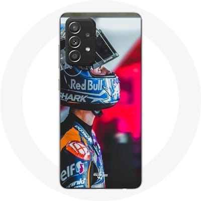 Coque - Maniacase - Samsung Galaxy A52 - Miguel Oliveira Moto GP - Souple - Noir noir