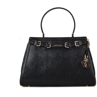 GUESS schoudertas handtas Dovie Satchel Black zwart