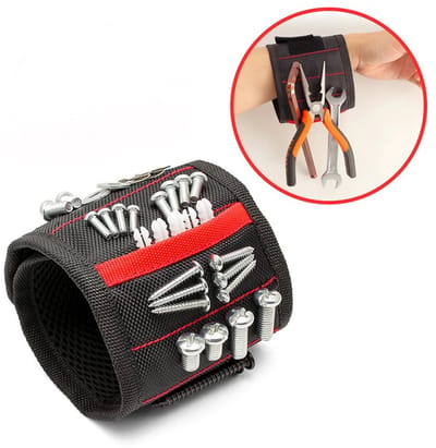 Haley familyGereedschapstassen (zonder inhoud)-gereedschapstas-tas-Opvouwbare elektricienstas-Handgereedschap-Sterke magnetische polsband