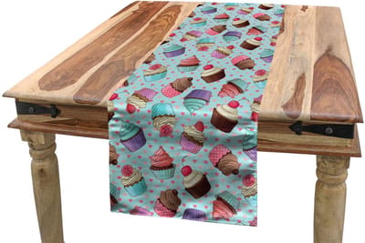ABAKUHAUS Dessert-tafelrunner – Rechthoekig – 40×180 cm – Veelkleurig