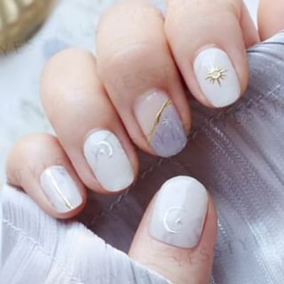 Lunacaca - The Night Star Nails Art Stickers 24 pcs