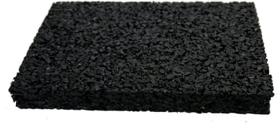 Terraspads Zelfklevend - Ondersteuningsblokken Rubber - Terras Aanleggen - 100 Stuks Set - 90x60x10mm - Zwart