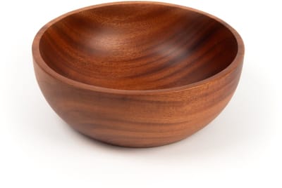 Khaya - houten kom Ø 20 cm - poké bowl - kleine slakom - duurzaam - vegan