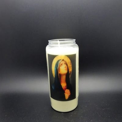Noveenkaars Heilige Vrouw 023 - 6 dagen brander (5 stuks)