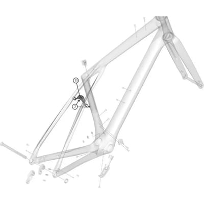 Spatbordbevestiging Lapierre Pulsium