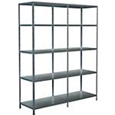 Legborden zonder grendels, H 2000 x B 1600 x D 500 mm, gegalvaniseerd