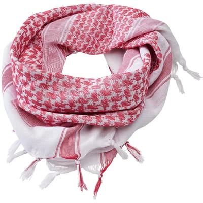 Brandit - Shemag Scarf red/wht one size Sjaal - One size - Rood/Wit