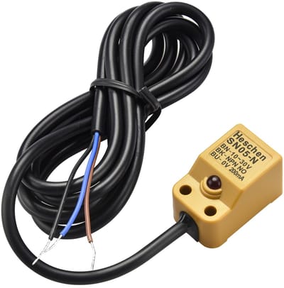 Allecto - Inductieve Nabijheid Sensor Schakelaar - 5mm Detector Afstand - 10-30VDC - Normaal Open (NO) - 3 Draad - Geschikt voor Diverse Toepassingen