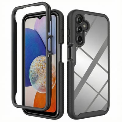 imoshion Hoesje - Geschikt voor Samsung Galaxy A15 (4G) / A15 (5G) - 360° Full Protective Case - Zwart