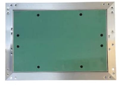 Inspectieklep Aluminium 50 x 90 cm met Haak - Ideaal voor Buiten