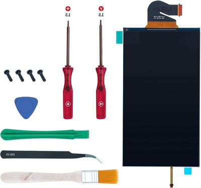 Vervangend LCD Display voor Nintendo Switch Lite met Screen Protector en Reparatieset, Inclusief Gereedschap