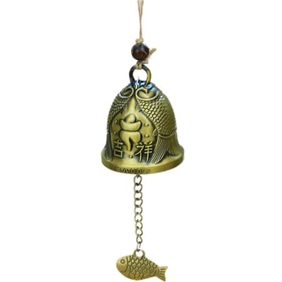 Vintage Gesneden Windgong Chinese Feng Shui Bel Zegening Geluk Fortuin Hangende Windgong Hangend Buiten Huisdecoraties