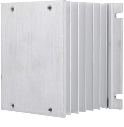 VT Goods - Koellichaam - Warmteafvoer - Bescherm jouw relais - Compact formaat - Driefasig solid-state-relais - Ideaal voor elektriciens - Duurzaam ...