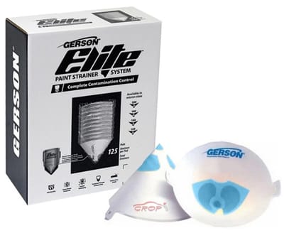 GERSON Elite Nylon Verfzeefjes 125 micron - Extra Fijn Blauw - 125 stuks