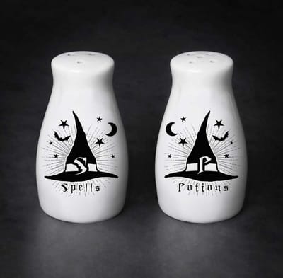 Alchemy - S-Spells / P-Potions Peper- en Zoutstel - Wit