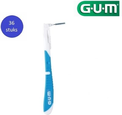 GUM Bi-Direction 0.9 mm Blauw - 36 stuks