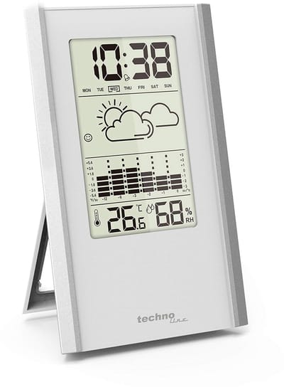Draadloos Weerstation met Binnen- en Buitenmelder voor Temperatuur en Luchtvochtigheid
