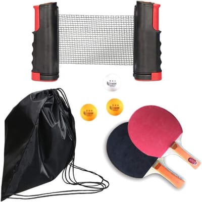 Tafeltennis Set - Ping Pong Net - Overal Spelen - Intrekbaar Net - 25x14.5 - C