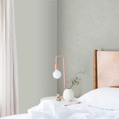 Decomode Vliesbehang Linen Shimmer - Zachtgroen - 10,05 M X 52 Cm