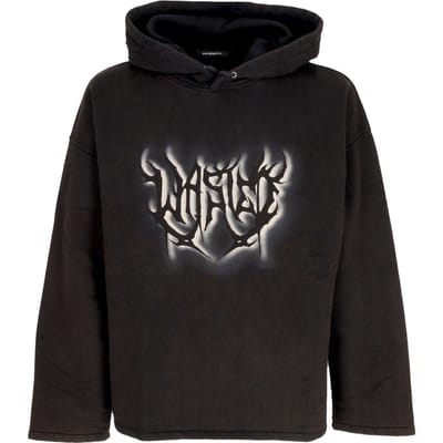 Mannen Hoodie zwaard rechte Hoodie Faded zwart