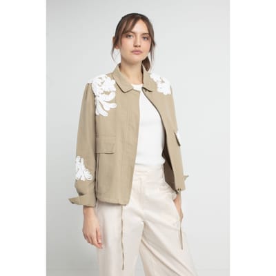 Josephine & Co Jeannette Jacket Light Olive Größe: 38 | Militärjacken Outlet | Damen | Grün